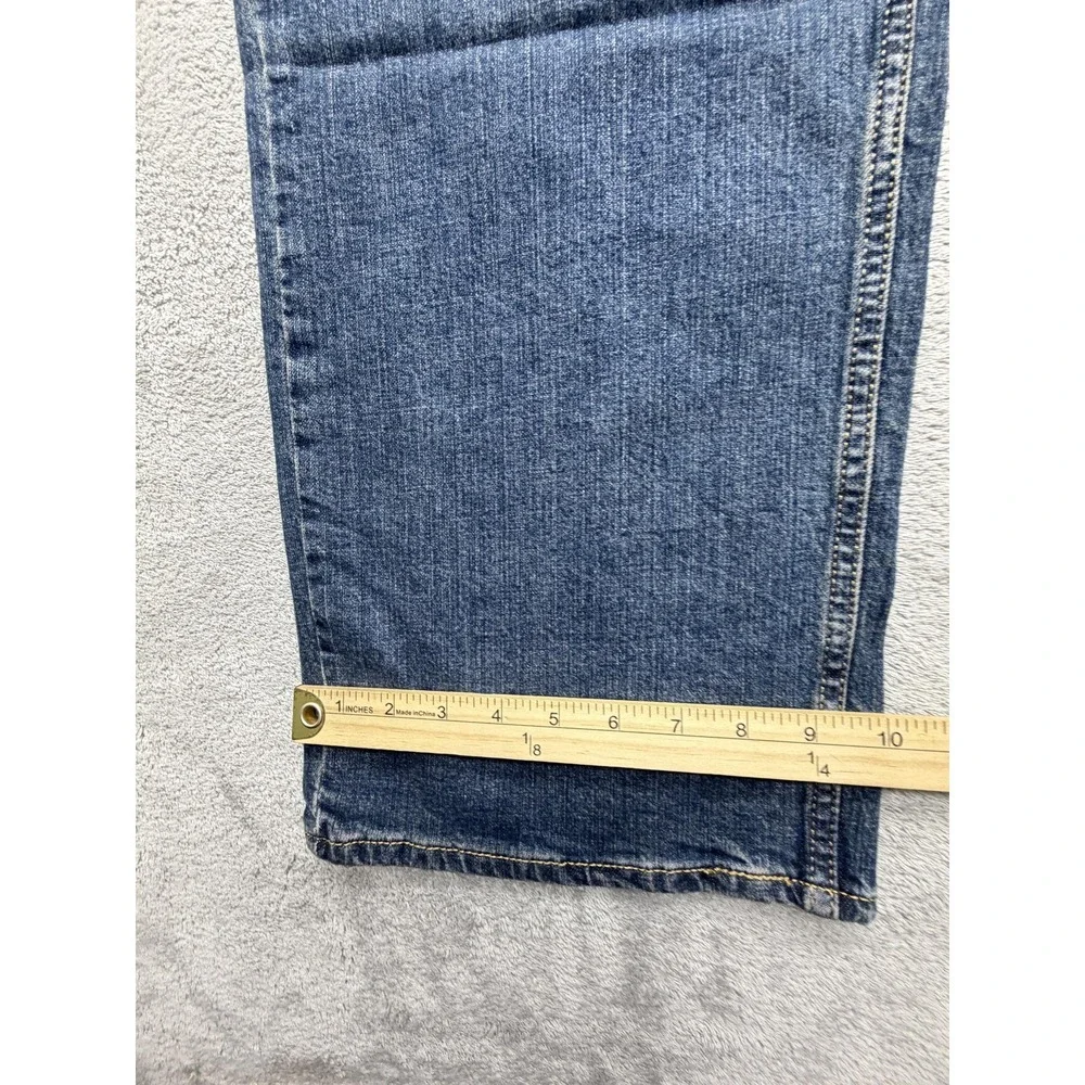 Levi Strauss Signature Relaxed Straight Jeans‎ Mens 44x30 Blue Medium Wash
